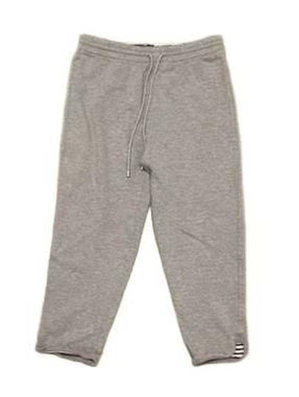 Theory Sweatpants Size S Gray Striped Lining Drawstring